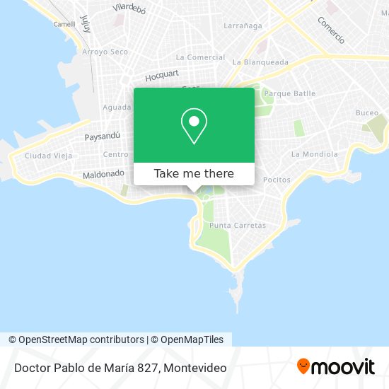 Doctor Pablo de María 827 map