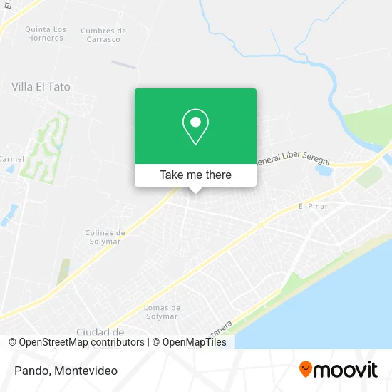 Mapa de Pando