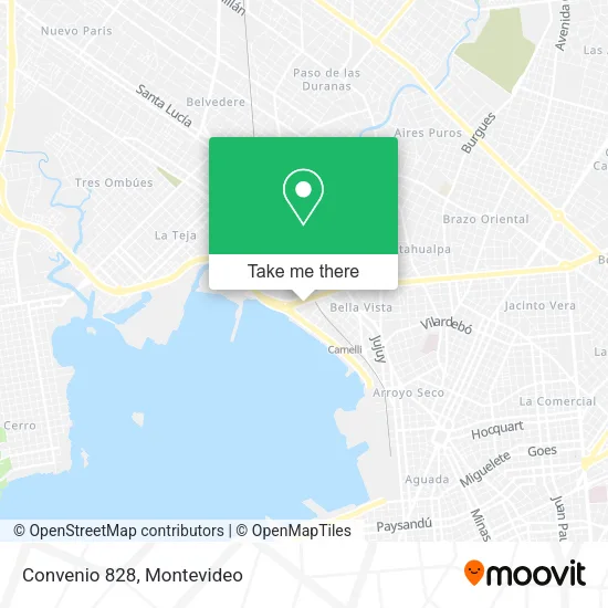 Mapa de Convenio 828