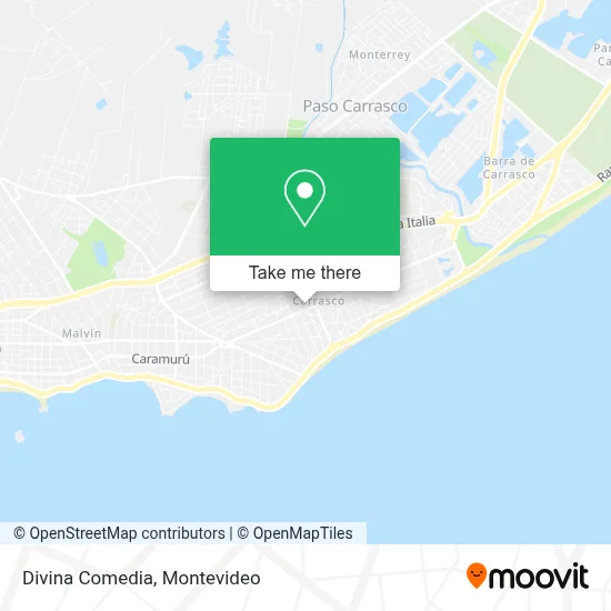 Divina Comedia map