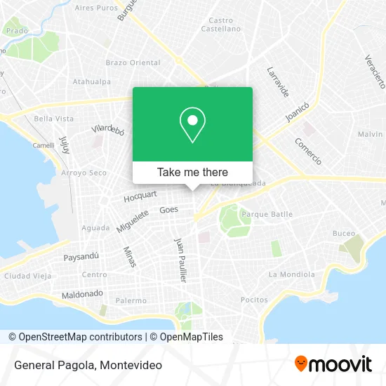 Mapa de General Pagola