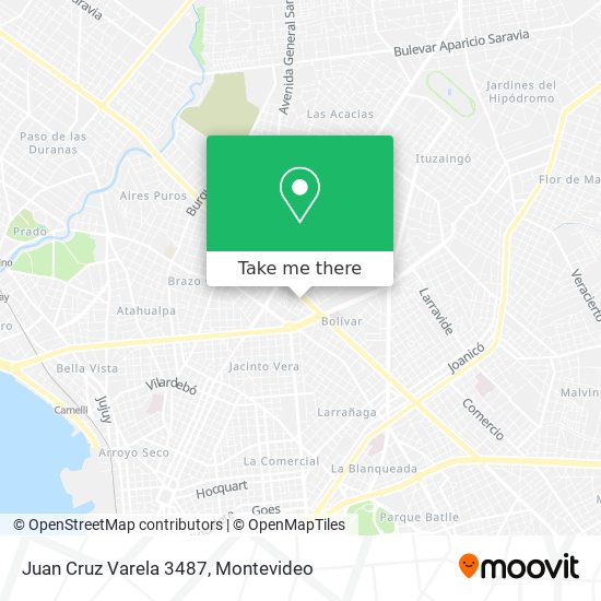 Mapa de Juan Cruz Varela 3487