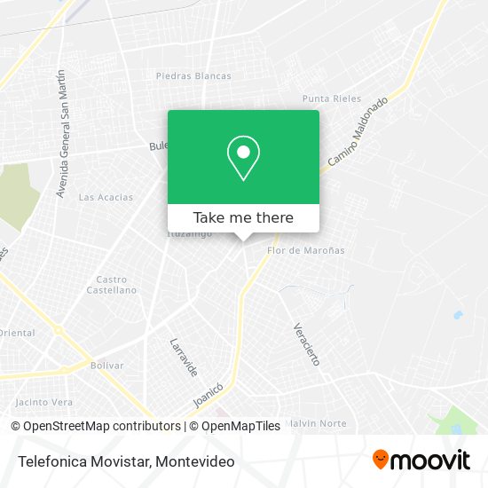 Telefonica Movistar map