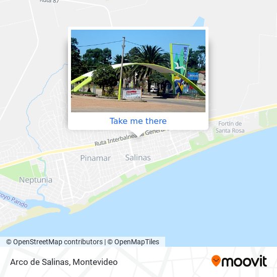 Arco de Salinas map