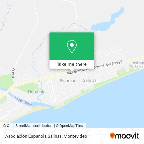 Asociación Española Salinas map