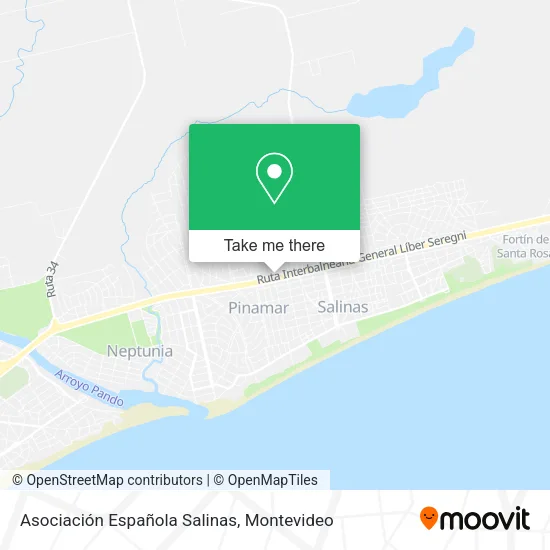 Mapa de Asociación Española Salinas
