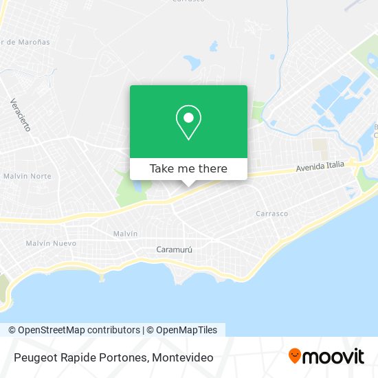 Peugeot Rapide Portones map