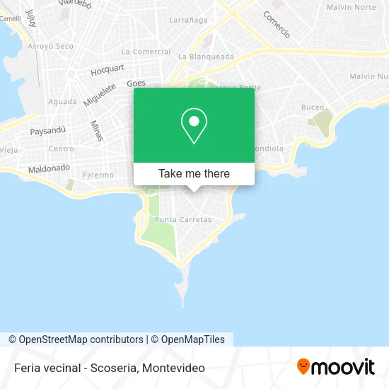 Feria vecinal - Scoseria map