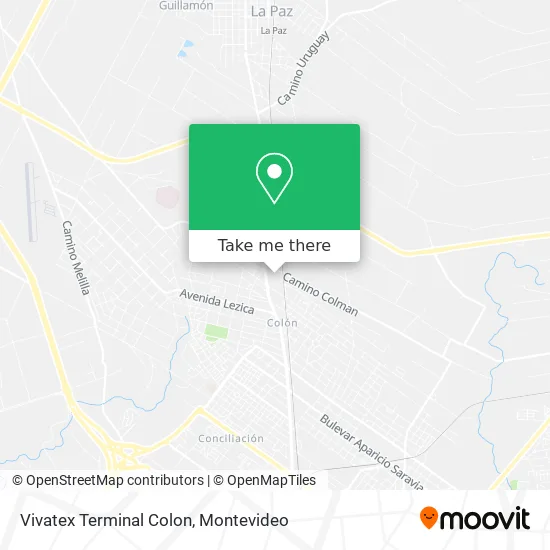 Vivatex Terminal Colon map