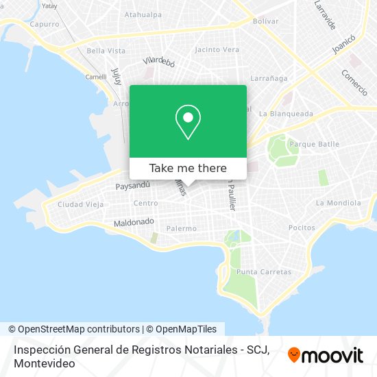 Inspección General de Registros Notariales - SCJ map