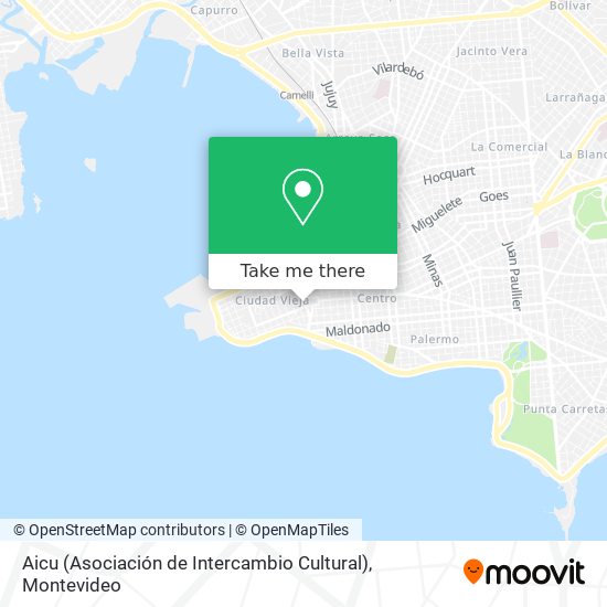 Aicu (Asociación de Intercambio Cultural) map