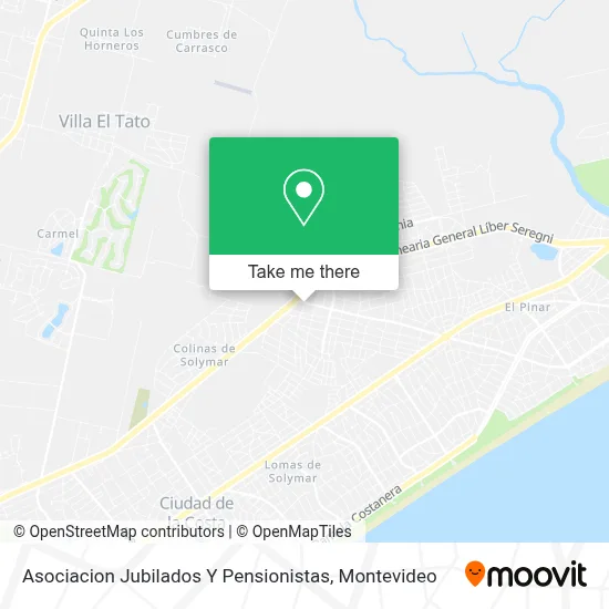 Asociacion Jubilados Y Pensionistas map