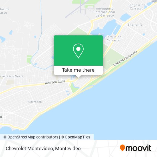 Chevrolet Montevideo map