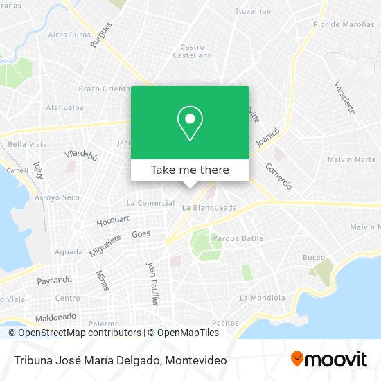 Tribuna José María Delgado map