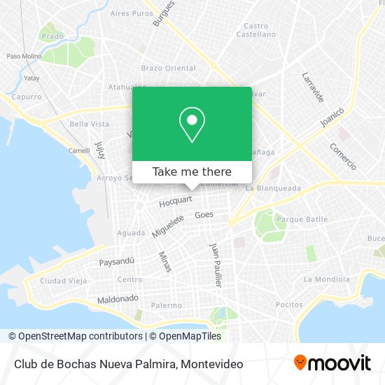 Club de Bochas Nueva Palmira map