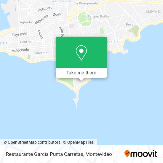 Restaurante Garcìa Punta Carretas map