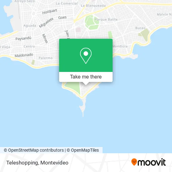 Teleshopping map
