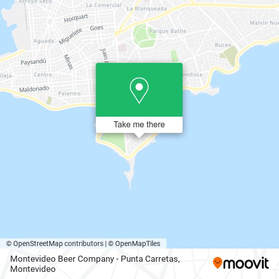 Montevideo Beer Company - Punta Carretas map