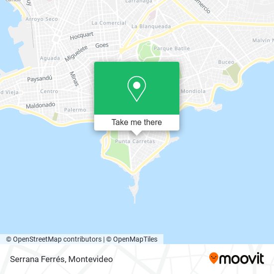 Mapa de Serrana Ferrés