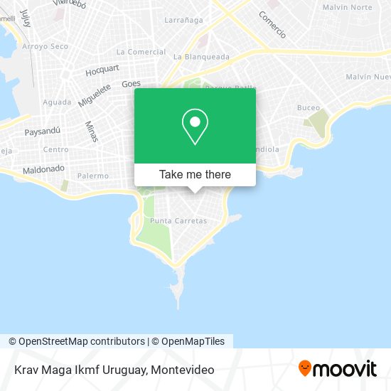 Krav Maga Ikmf Uruguay map