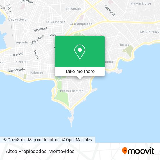 Altea Propiedades map