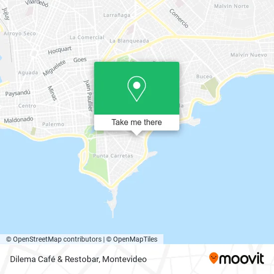 Mapa de Dilema Café & Restobar