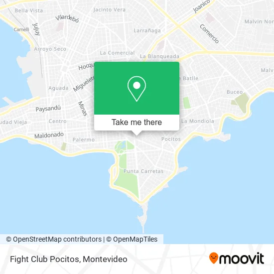 Fight Club Pocitos map