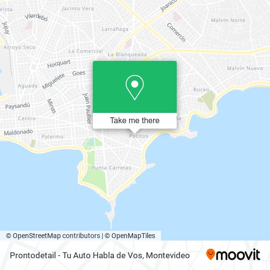 Prontodetail - Tu Auto Habla de Vos map