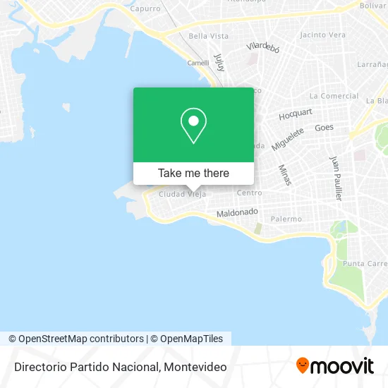 Mapa de Directorio Partido Nacional