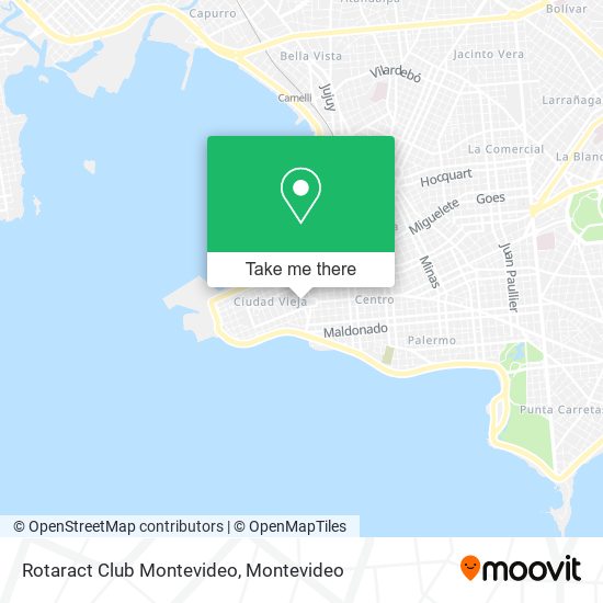 Rotaract Club Montevideo map
