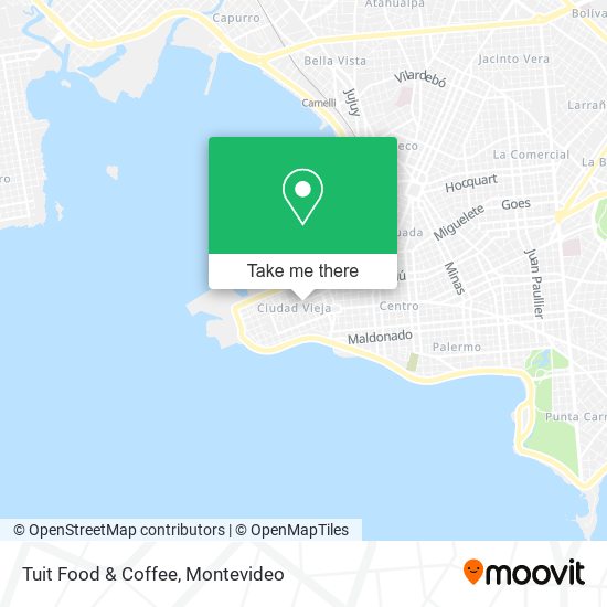 Tuit Food & Coffee map