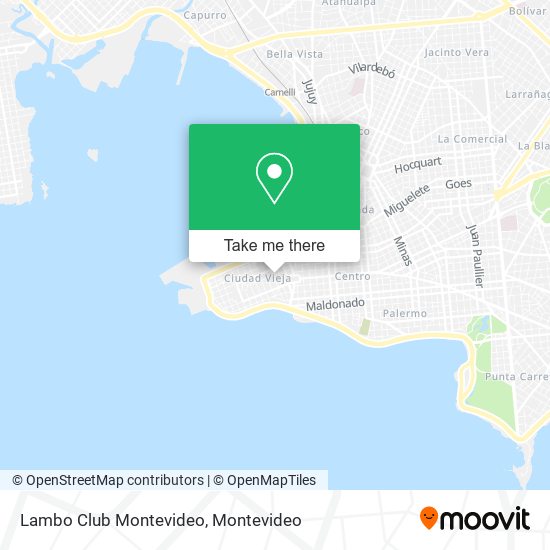 Lambo Club Montevideo map