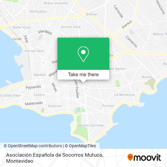 Asociación Española de Socorros Mutuos map