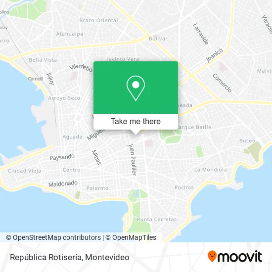 Mapa de República Rotisería