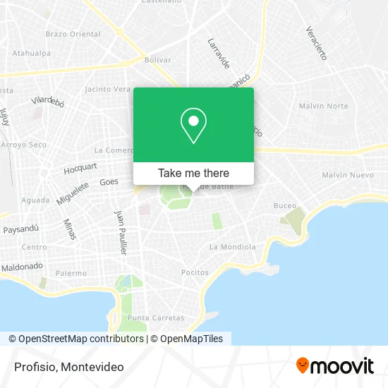 Profisio map