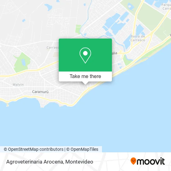 Mapa de Agroveterinaria Arocena