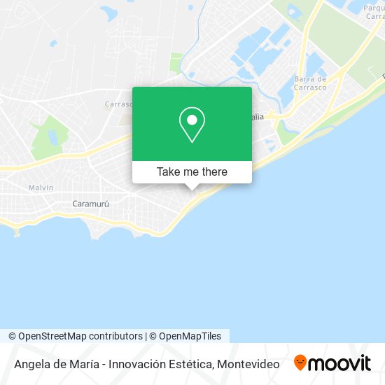 Angela de María - Innovación Estética map