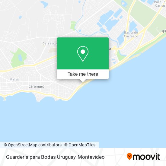 Guarderia para Bodas Uruguay map