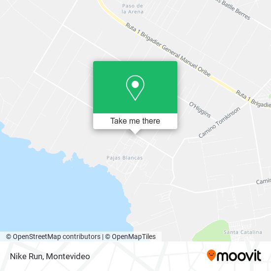 Nike Run map