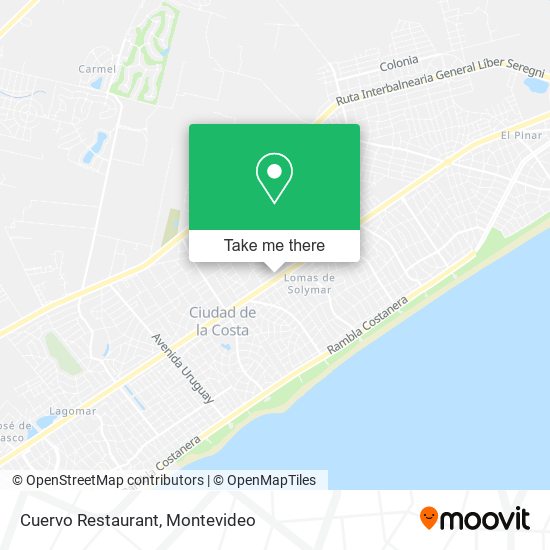 Mapa de Cuervo Restaurant