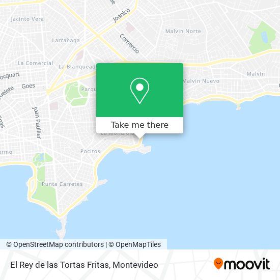 El Rey de las Tortas Fritas map