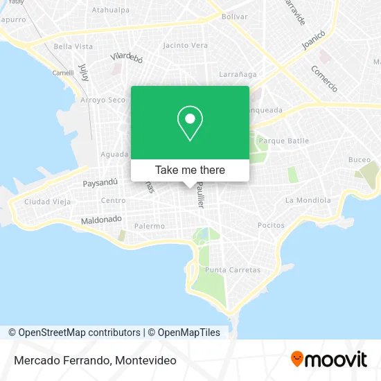 Mercado Ferrando map