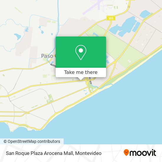 San Roque Plaza Arocena Mall map