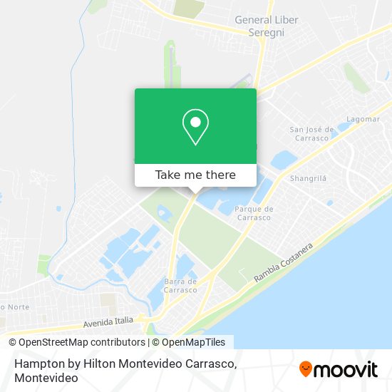 Hampton by Hilton Montevideo Carrasco map