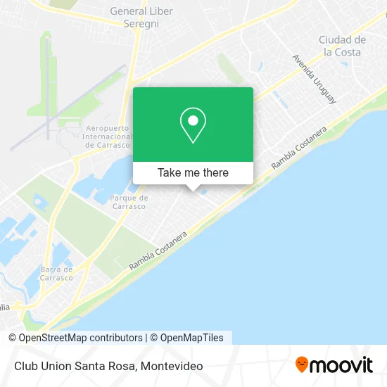 Club Union Santa Rosa map