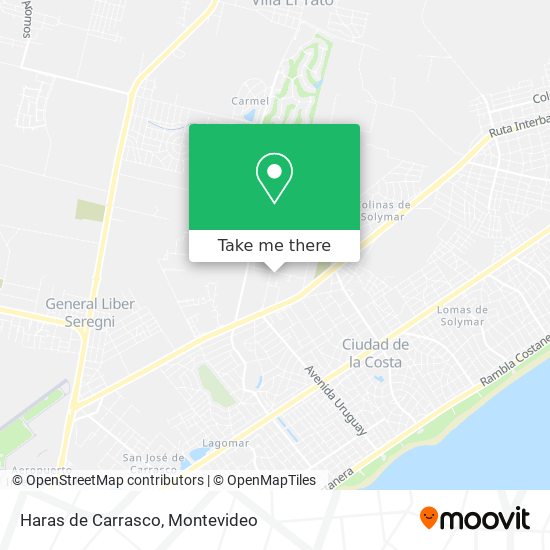Haras de Carrasco map