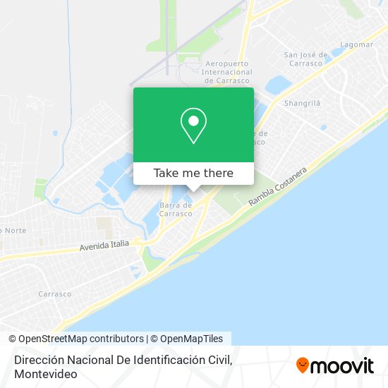 Dirección Nacional De Identificación Civil map