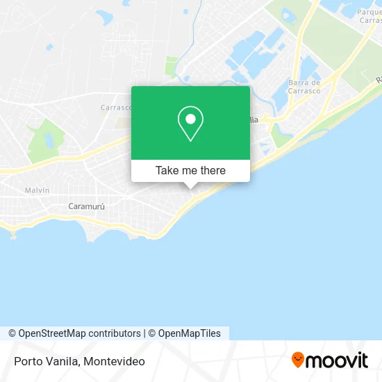 Mapa de Porto Vanila
