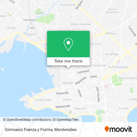 Gimnasio Fuerza y Forma map