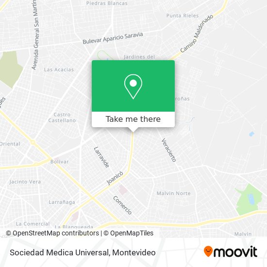 Sociedad Medica Universal map